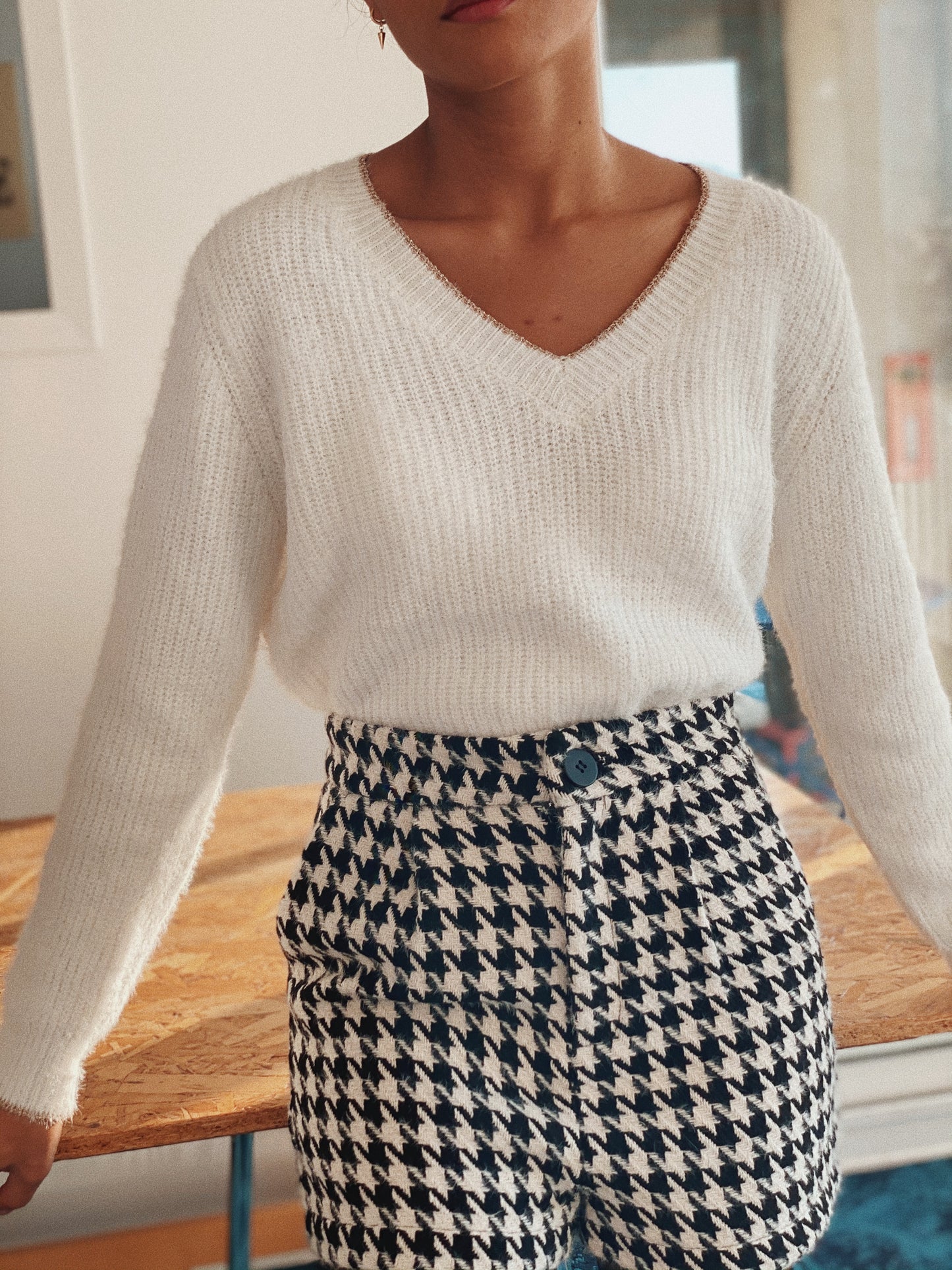 Short Carrie en laine