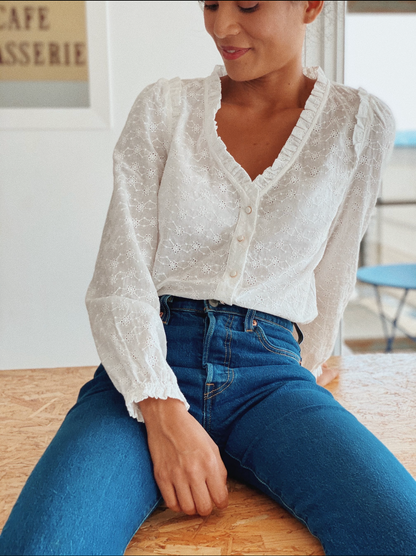 Blouse Louise en broderie